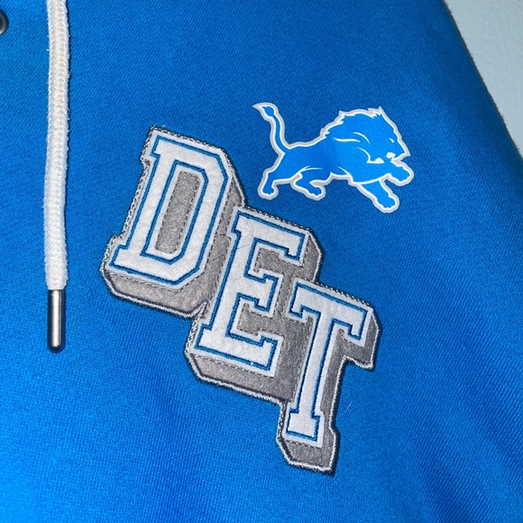 Women’s Large Detroit Lions Cropped Sweatshirt - Picture 3 of 6
